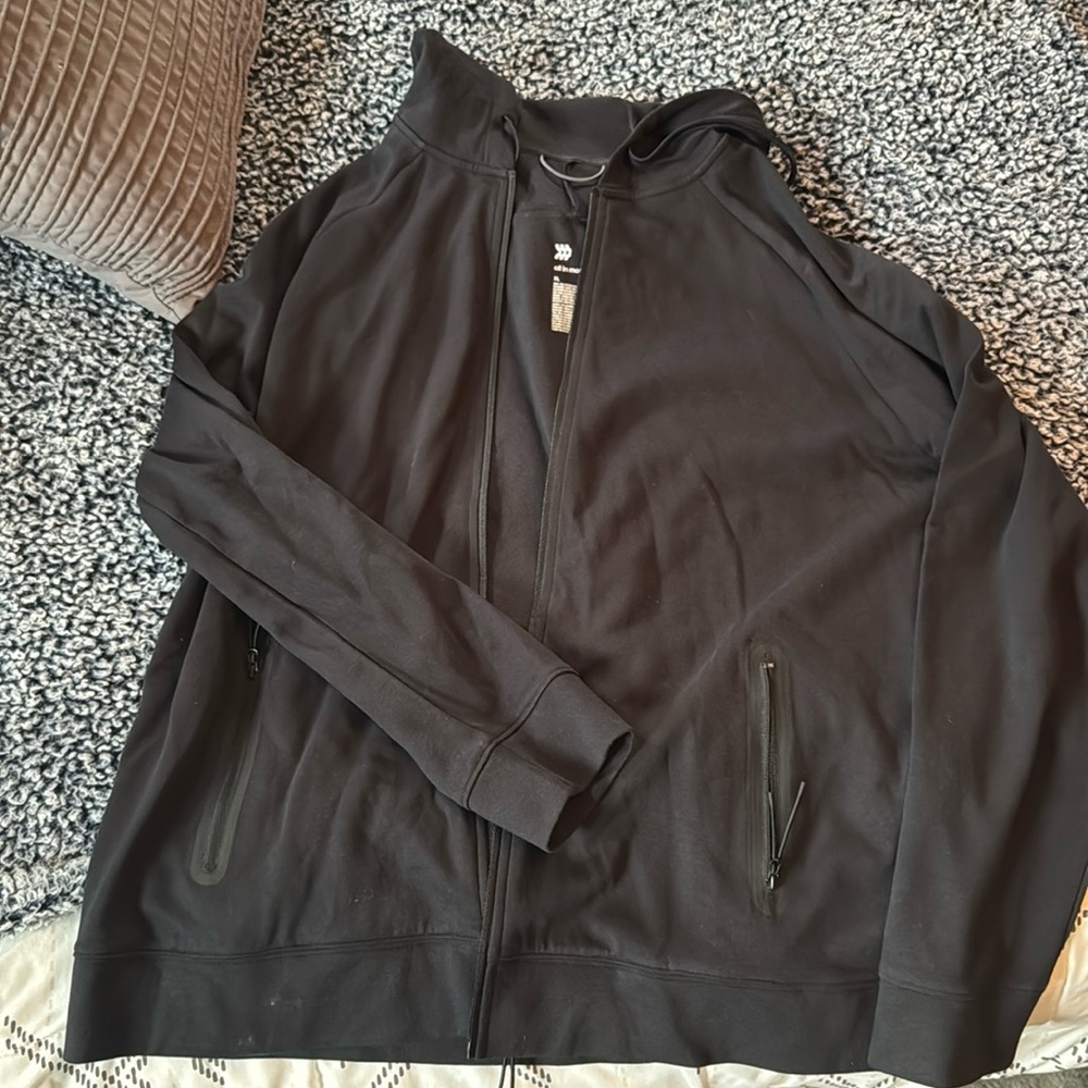 Men’s Black Hooded Jacket